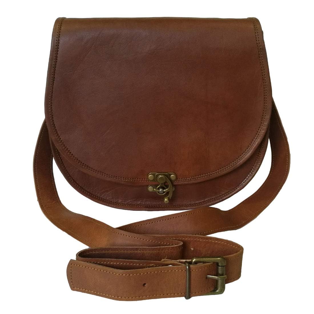 Craftshades –  Unique C-Lock Handcrafted Leather Bag | 100% Genuine Leather