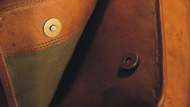 Craftshades - 9 Inch  Full Flap Plain Handcrafted Small Goat Leather Sling Bag | 100% Genuine Leather