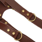 Premium Double Shoulder Leather Camera Strap