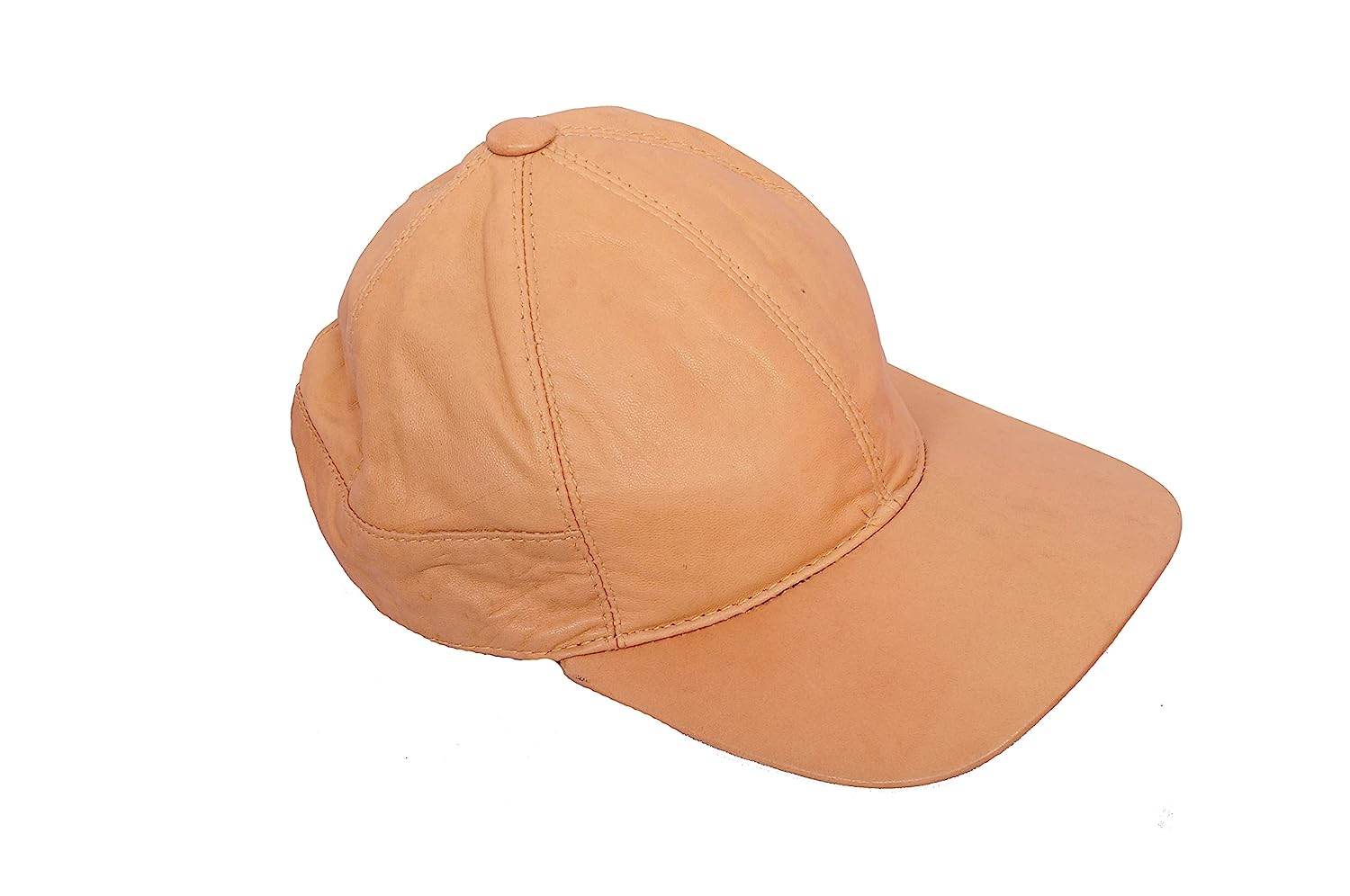CraftShades Leather Cap Unisex Free Size