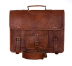 Craftshades – Vintage Single Pocket 18″13 Handcrafted Leather Laptop Bag | 100% Genuine Leather