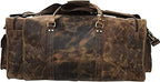 Craftshades Large 28 inch duffel bags for men leather travel bag