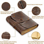 Craftshades Leather Backpack for Men/Women Brown Leather Multipurpose Laptop Backpack (18 inch)