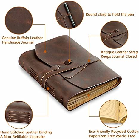 Craftshades Leather Backpack for Men/Women Brown Leather Multipurpose Laptop Backpack (18 inch)