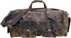 Craftshades Large 28 inch duffel bags for men leather travel bag