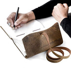 Craftshades Handmade Leather Journal/Writing Notebook Diary/Bound Daily Notepad For Men &amp; Women