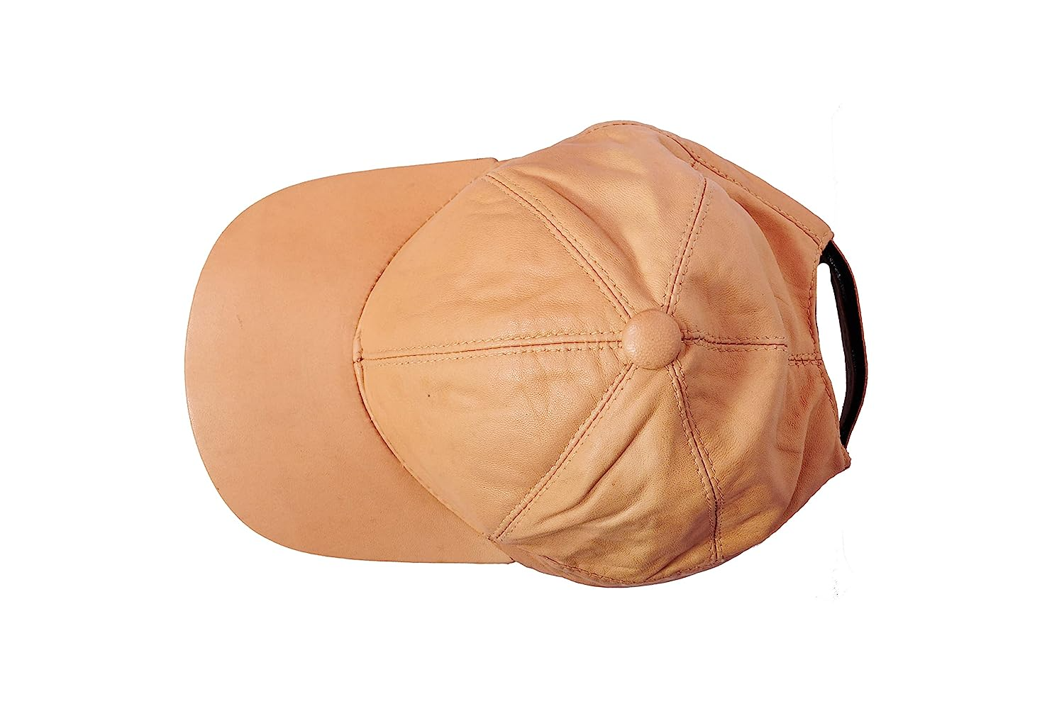 CraftShades Leather Cap Unisex Free Size