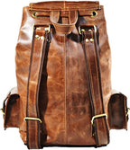 Craftshades Men's Buffalo Genuine Leather Backpacks  Bag Dopp Kit Shaving Bags And Grooming For Travel
