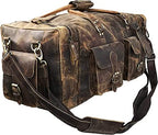Craftshades Large 28 inch duffel bags for men leather travel bag