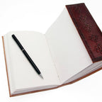 Craftshades – Vintage Water Drop Stone Embossed Unique Design 7″5 Handcrafted Leather Journal/Diary 200 page | 100% Genuine Leather