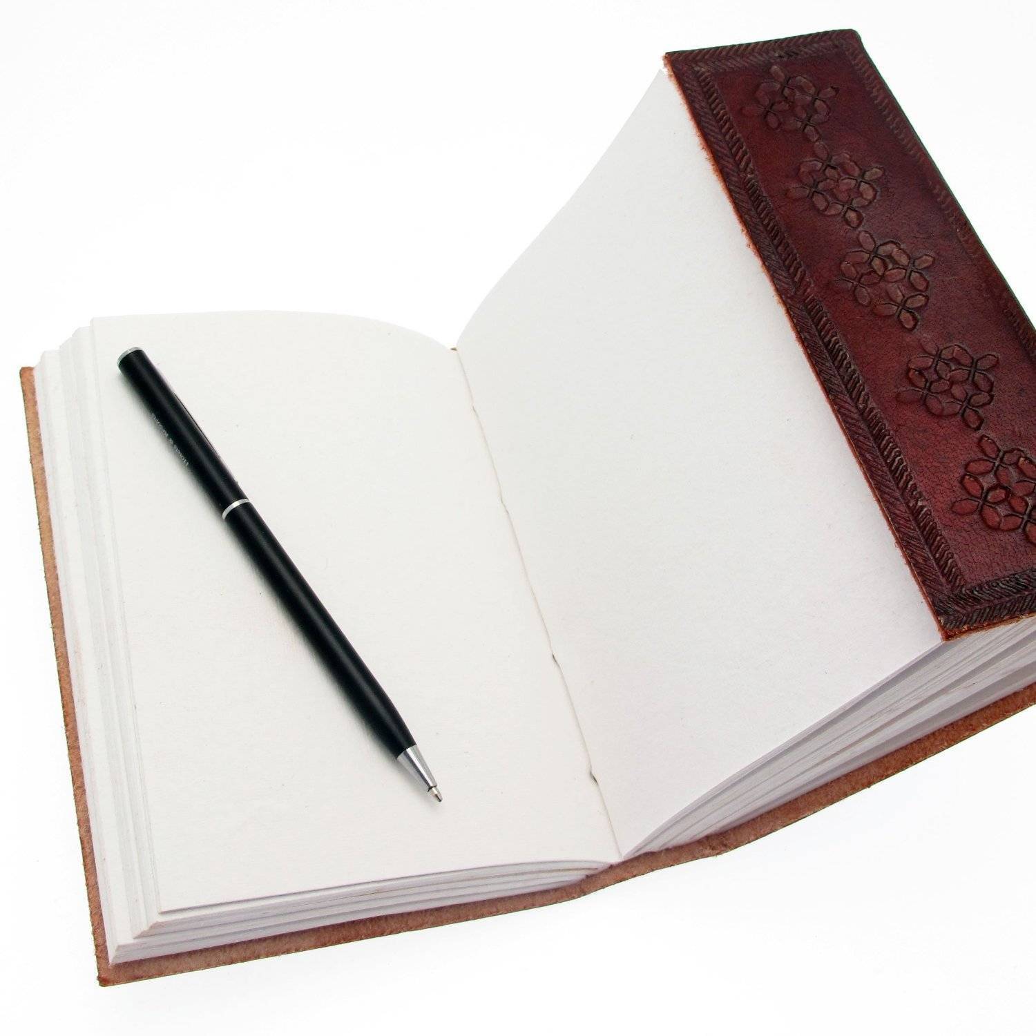 Craftshades – Vintage Water Drop Stone Embossed Unique Design 7″5 Handcrafted Leather Journal/Diary 200 page | 100% Genuine Leather