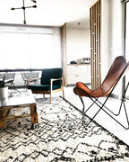 CraftShades HandCrafted Leather Butterfly Chair