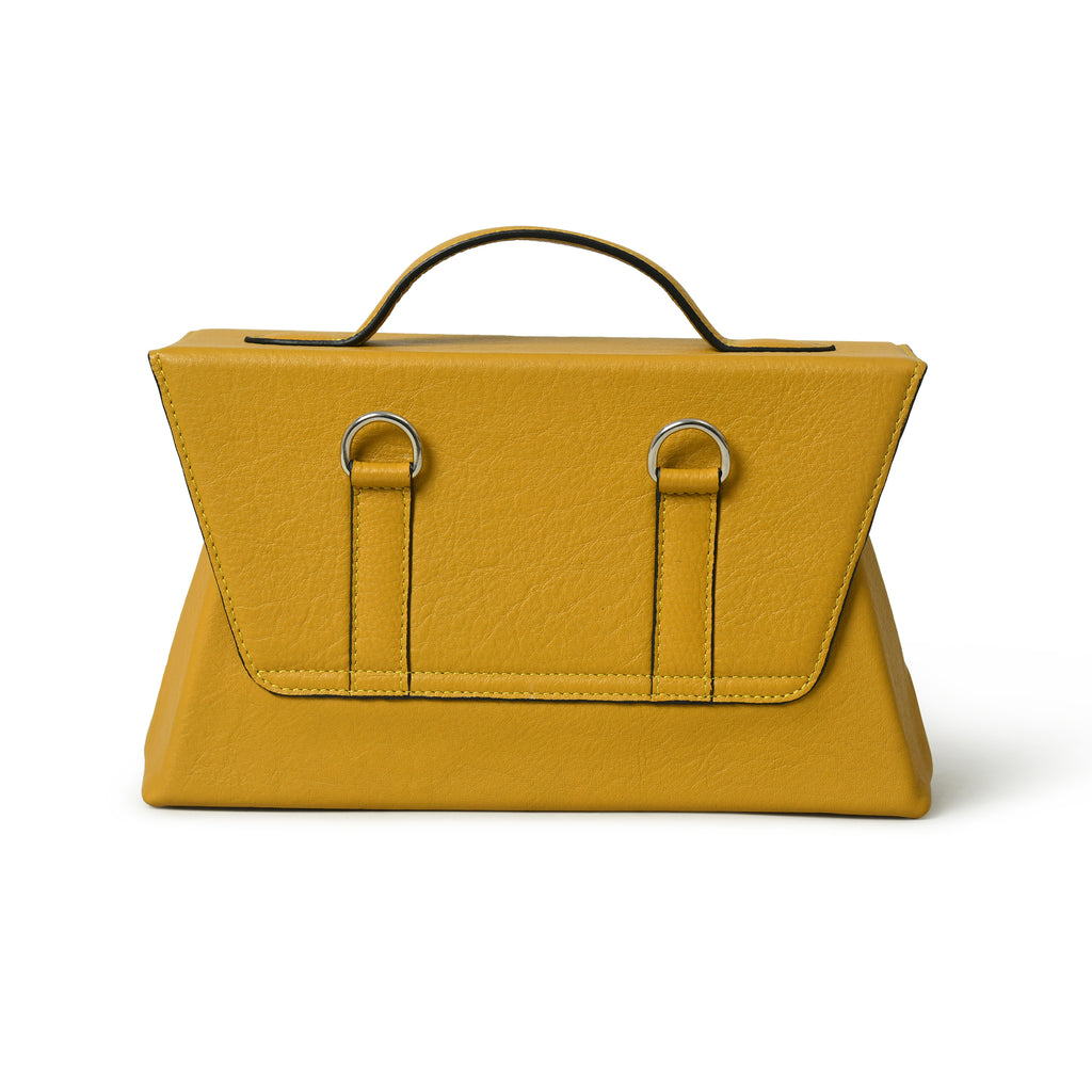 Craftshades – Handcrafted Unique  Buffalo Leather Bag for Women’s Yellow