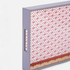 Purple &amp; Pink Dual-Toned Faux Leather Tray