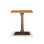 Garett Brown-Grey Leather Side &amp; End Table