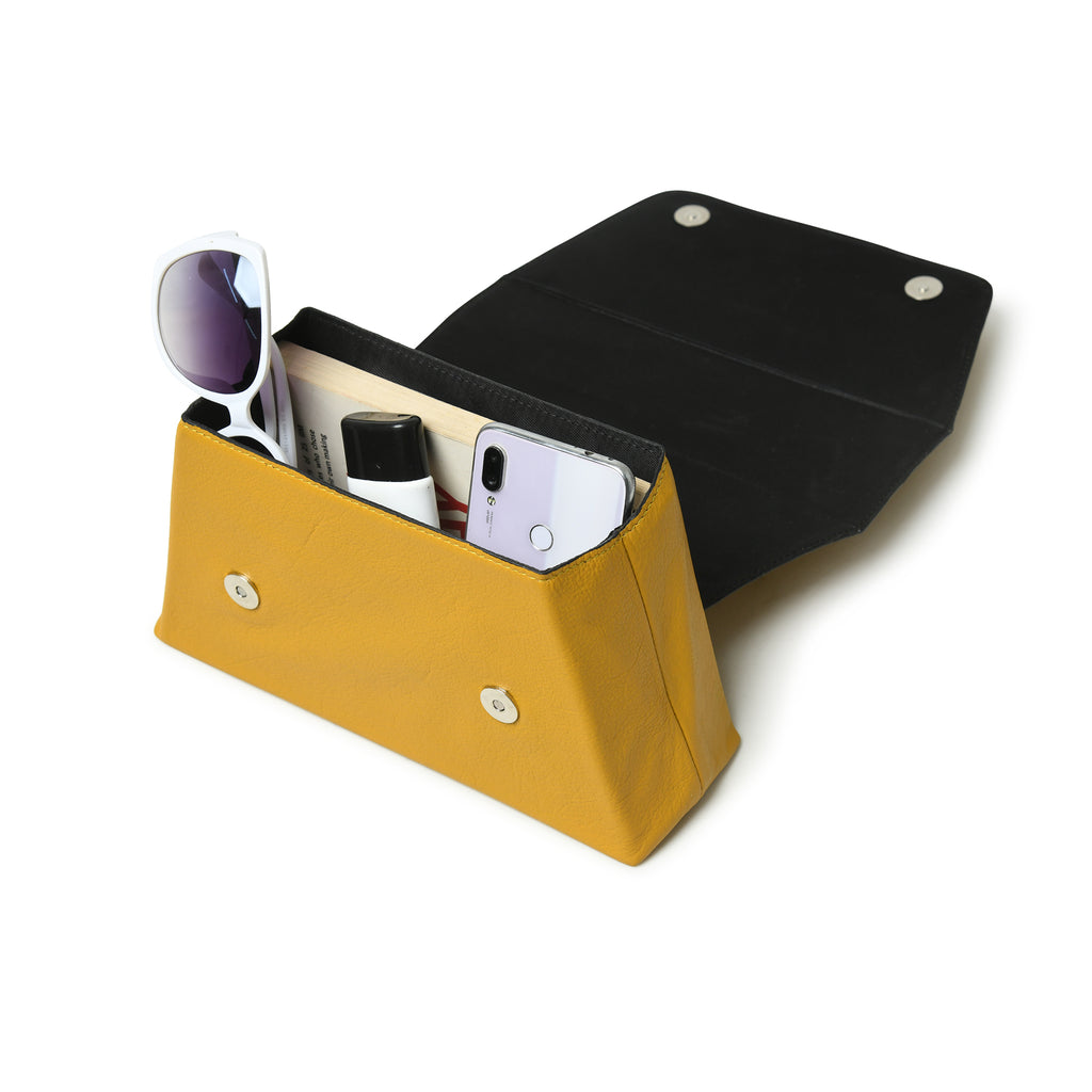 Craftshades – Handcrafted Unique  Buffalo Leather Bag for Women’s Yellow