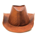 CraftShades  Leather Stylish Fashionable Cowboy Hat for Unisex
