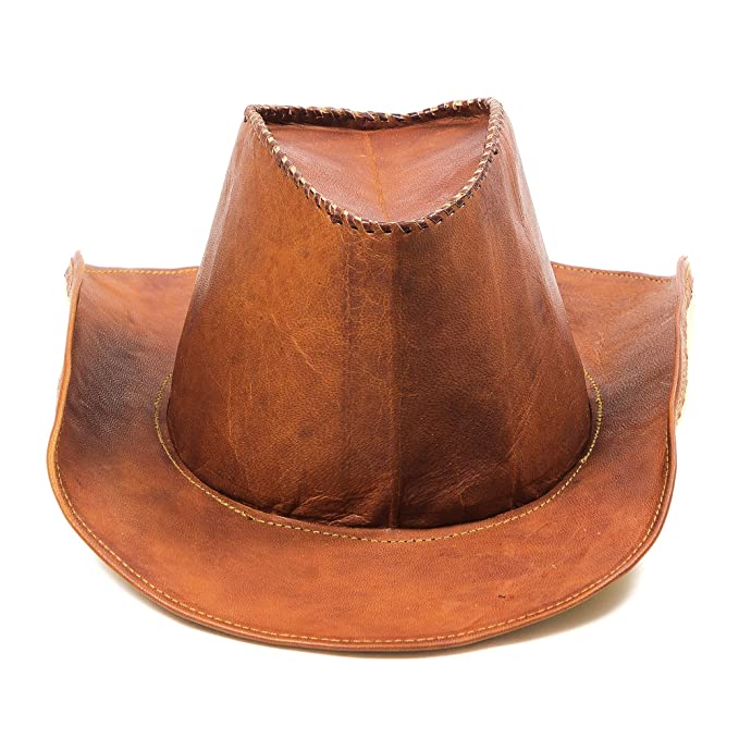 CraftShades  Leather Stylish Fashionable Cowboy Hat for Unisex (Copy)