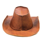 CraftShades  Leather Stylish Fashionable Cowboy Hat for Unisex