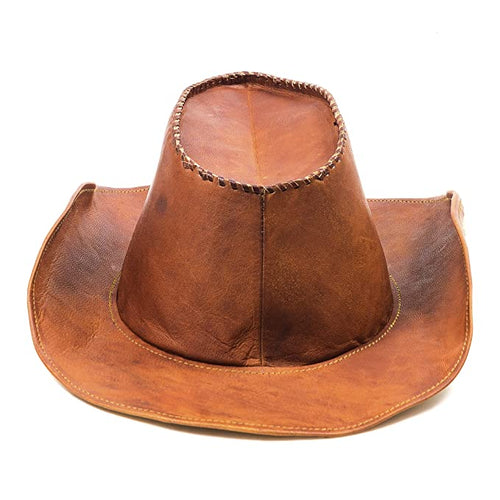 CraftShades  Leather Stylish Fashionable Cowboy Hat for Unisex