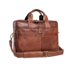 Craftshades Buffalo Leather Satchel Laptop Bag
