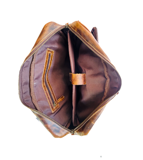 Buffalo Leather Laptop Bag