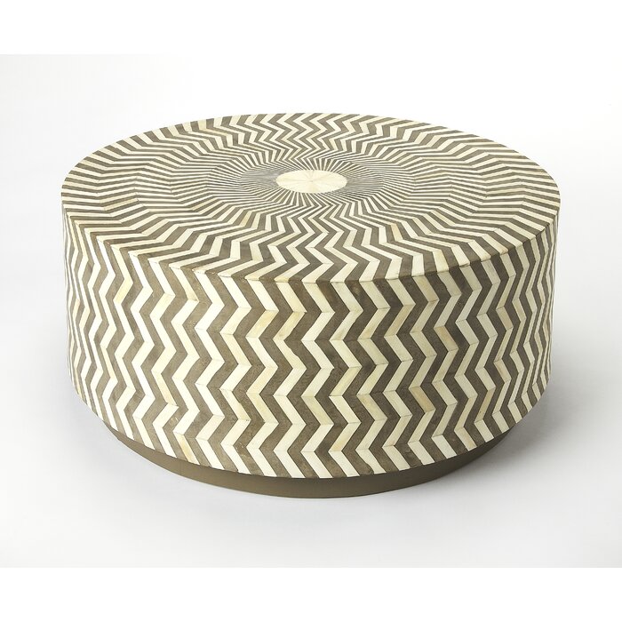 Bone Inlay  Coffee Table
