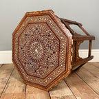 Bone Inlay End Table