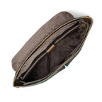 Canvas Messenger Bag - Green