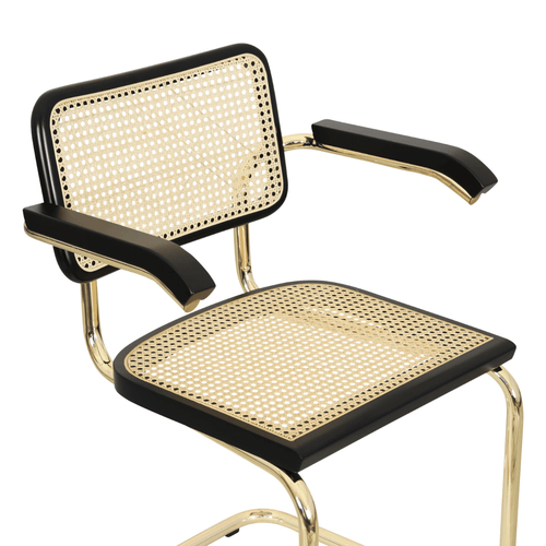 Craftshades  Cane Cantilever Wooden Chair