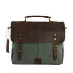Craftshades - 100% Genuine Leather & Canvas Messenger