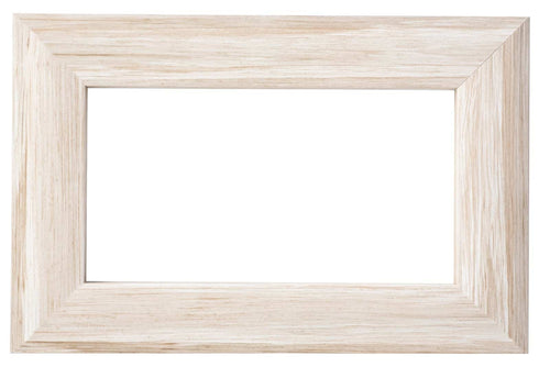 Cardiff Sand Beveled Mirror Frame