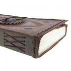 Craftshades – Vintage Single Stone Embossed Unique Design 7″5 Handcrafted Leather Journal/Diary 200 page | 100% Genuine Leather