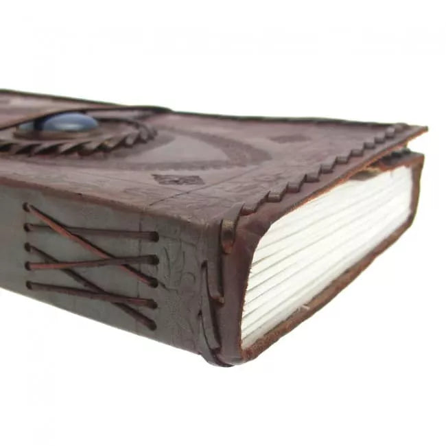 Handcrafted Leather Journal – Stone Embossed (7x5")