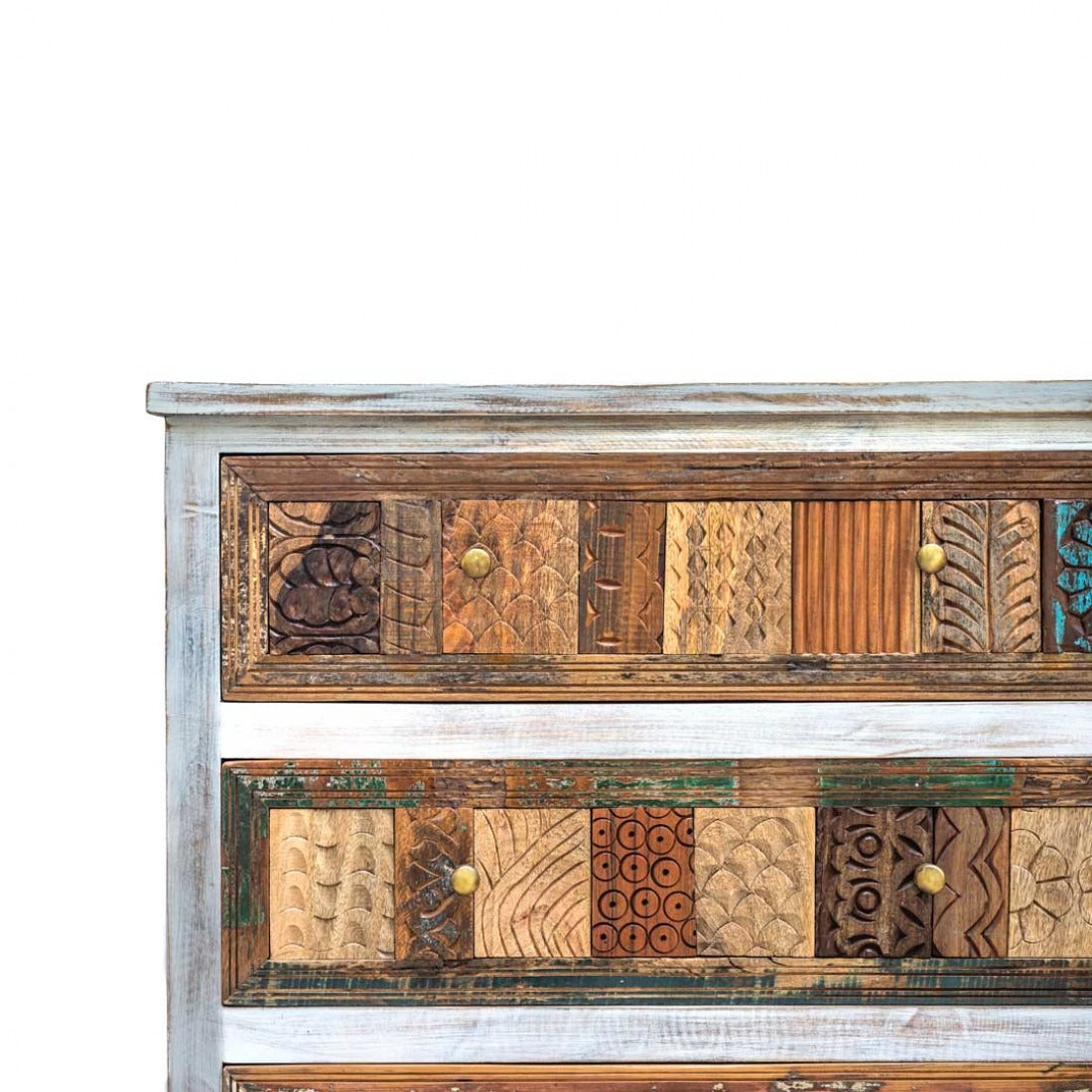 Craftshades Antique Wooden 3 Drawer Cabinet