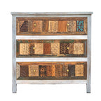 Craftshades Antique Wooden 3 Drawer Cabinet