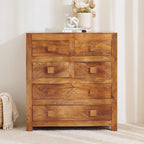 Craftshades Antique Wooden Chest of 6 Drawers