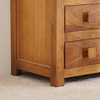 Craftshades Antique Wooden Chest of 6 Drawers