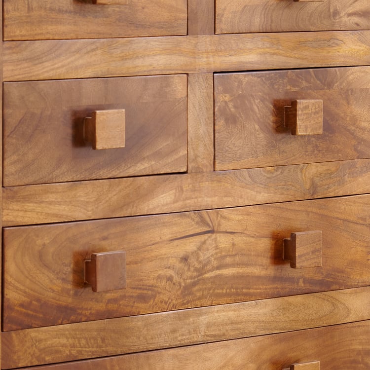 Craftshades Antique Wooden Chest of 6 Drawers