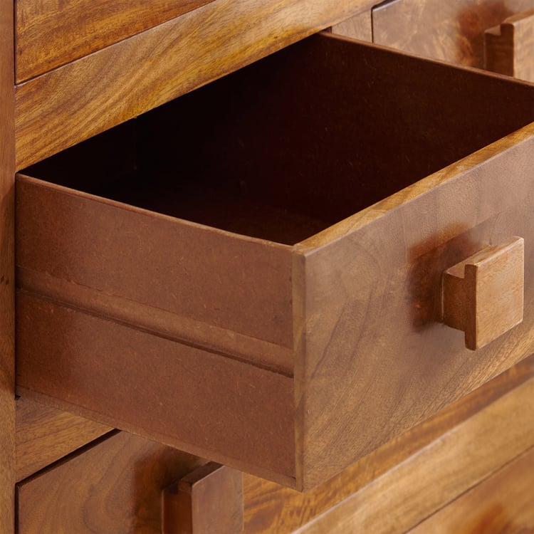 Craftshades Antique Wooden Chest of 6 Drawers