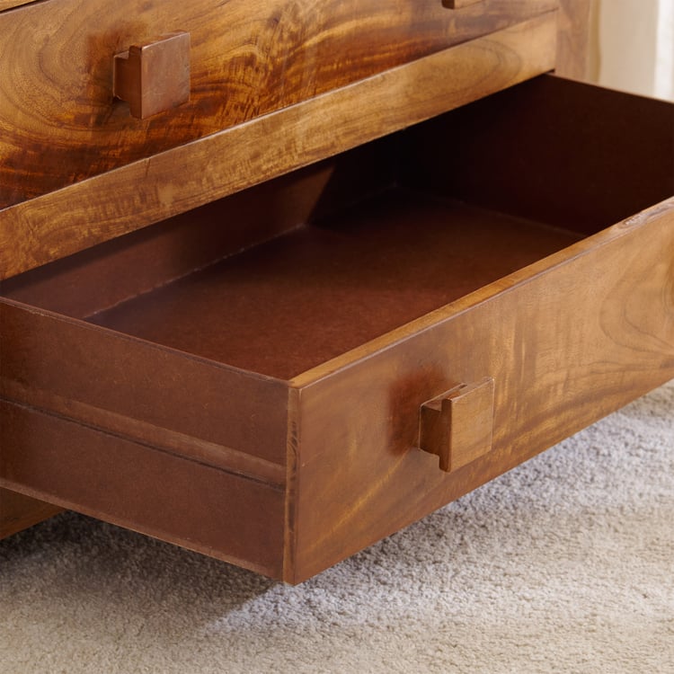 Craftshades Antique Wooden Chest of 6 Drawers