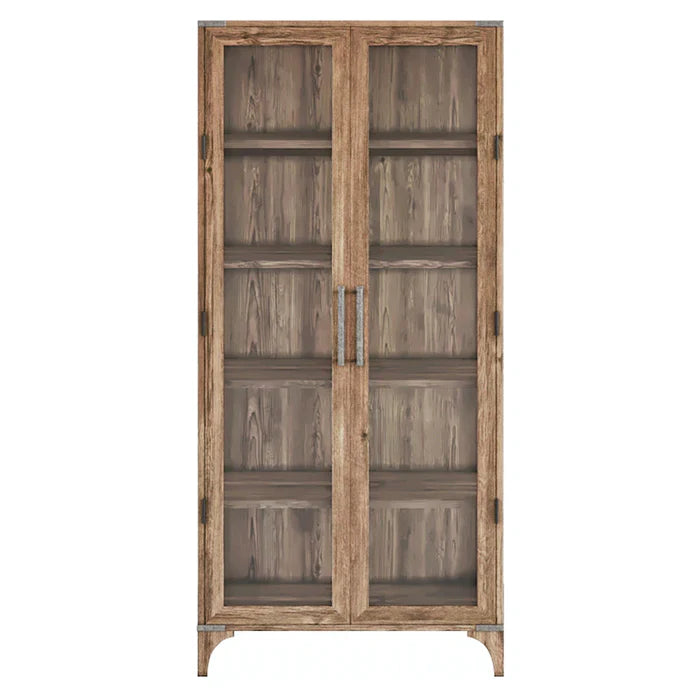 Craftshades Antique Wooden Glass Cabinet