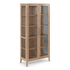 Craftshades Antique Wooden Glass Cabinet