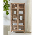 Craftshades Antique Wooden Glass Cabinet