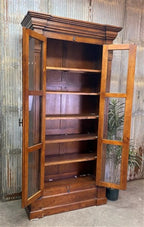 Craftshades Antique Wooden Glass Display Cabinet