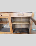 Craftshades Antique Wooden Vitrine Vintage en chêne
