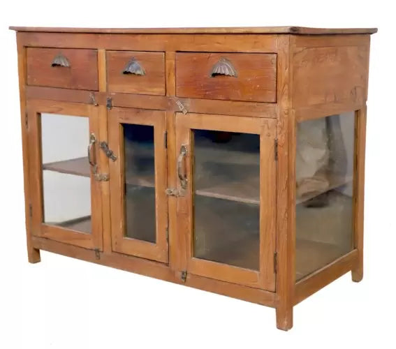 Craftshades Antique Wooden Teak Sideboard