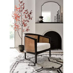 Craftshades Black Cane Wooden  Chair
