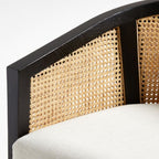 Craftshades Black Cane Wooden  Chair