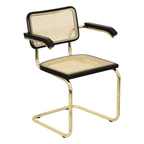 Craftshades  Cane Cantilever Wooden Chair